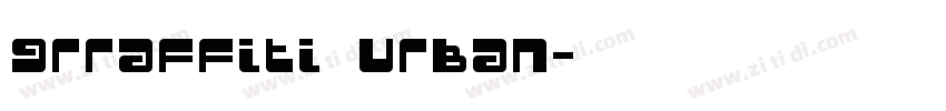 grraffiti urban字体转换